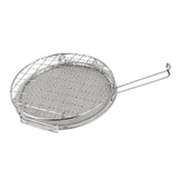 Maxbell Barbecue Grill Cooking Rack Round Campfire Grill for Fishing Hiking Home