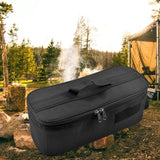 Maxbell Premium Camping Tableware Storage Bag Handbag for Cookware BBQ Tools Kitchen Black