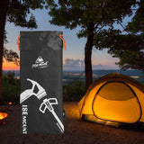 Maxbell Drawstring Storage Pouch Bag Compact Folding Organizer for Camping Tent Black