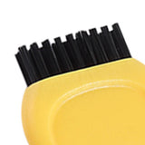 Maxbell Mini Club Brush Outdoor Exercise for Irons Balls Shoes Golf Accessories Yellow