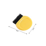 Maxbell Mini Club Brush Outdoor Exercise for Irons Balls Shoes Golf Accessories Yellow