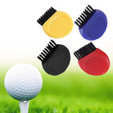 Maxbell Mini Club Brush Outdoor Exercise for Irons Balls Shoes Golf Accessories Yellow