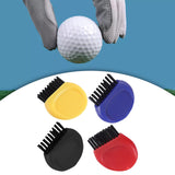 Maxbell Mini Club Brush Outdoor Exercise for Irons Balls Shoes Golf Accessories Yellow