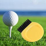 Maxbell Mini Club Brush Outdoor Exercise for Irons Balls Shoes Golf Accessories Yellow