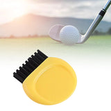 Maxbell Mini Club Brush Outdoor Exercise for Irons Balls Shoes Golf Accessories Yellow