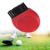 Maxbell Mini Club Brush Outdoor Exercise for Irons Balls Shoes Golf Accessories Red