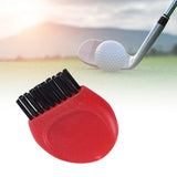 Maxbell Mini Club Brush Outdoor Exercise for Irons Balls Shoes Golf Accessories Red