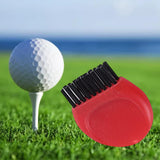 Maxbell Mini Club Brush Outdoor Exercise for Irons Balls Shoes Golf Accessories Red