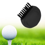 Maxbell Mini Club Brush Outdoor Exercise for Irons Balls Shoes Golf Accessories Black