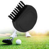 Maxbell Mini Club Brush Outdoor Exercise for Irons Balls Shoes Golf Accessories Black