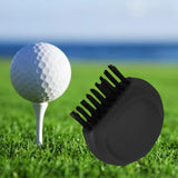 Maxbell Mini Club Brush Outdoor Exercise for Irons Balls Shoes Golf Accessories Black