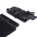 Maxbell 2x Quick Release Buckle Set Tube Cummerbund Adapter for Cosplay Tool 6094 Black