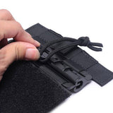 Maxbell 2x Quick Release Buckle Set Tube Cummerbund Adapter for Cosplay Tool 6094 Black