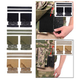 Maxbell 2x Quick Release Buckle Set Tube Cummerbund Adapter for Cosplay Tool 6094 Black