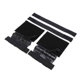 Maxbell 2x Quick Release Buckle Set Tube Cummerbund Adapter for Cosplay Tool 6094 Black