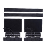 Maxbell 2x Quick Release Buckle Set Tube Cummerbund Adapter for Cosplay Tool 6094 Black