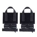 Maxbell 2x Quick Release Buckle Set Tube Cummerbund Adapter for Cosplay Tool 6094 Black
