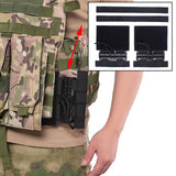 Maxbell 2x Quick Release Buckle Set Tube Cummerbund Adapter for Cosplay Tool 6094 Black