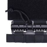 Maxbell 2x Quick Release Buckle Set Tube Cummerbund Adapter for Cosplay Tool 6094 Black
