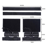 Maxbell 2x Quick Release Buckle Set Tube Cummerbund Adapter for Cosplay Tool 6094 Black