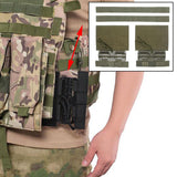 Maxbell 2x Quick Release Buckle Set Tube Cummerbund Adapter for Cosplay Tool 6094 Green
