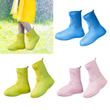 Maxbell Waterproof Shoes Cover Adults Boot Protector Anti Slip Rain Boots Cover M Blue