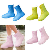 Maxbell Waterproof Shoes Cover Adults Boot Protector Anti Slip Rain Boots Cover M Blue