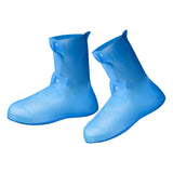 Maxbell Waterproof Shoes Cover Adults Boot Protector Anti Slip Rain Boots Cover M Blue