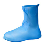 Maxbell Waterproof Shoes Cover Adults Boot Protector Anti Slip Rain Boots Cover XL Blue