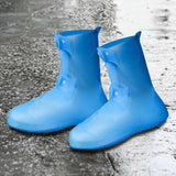 Maxbell Waterproof Shoes Cover Adults Boot Protector Anti Slip Rain Boots Cover XXL Blue