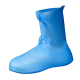 Maxbell Waterproof Shoes Cover Adults Boot Protector Anti Slip Rain Boots Cover XXXL Blue