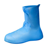 Maxbell Waterproof Shoes Cover Adults Boot Protector Anti Slip Rain Boots Cover XXXL Blue