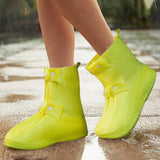 Maxbell Waterproof Shoes Cover Adults Boot Protector Anti Slip Rain Boots Cover XL Yellow
