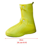 Maxbell Waterproof Shoes Cover Adults Boot Protector Anti Slip Rain Boots Cover XXL Yellow
