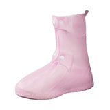 Maxbell Waterproof Shoes Cover Adults Boot Protector Anti Slip Rain Boots Cover L Pink