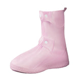 Maxbell Waterproof Shoes Cover Adults Boot Protector Anti Slip Rain Boots Cover L Pink