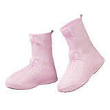 Maxbell Waterproof Shoes Cover Adults Boot Protector Anti Slip Rain Boots Cover XL Pink