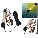 Maxbell Aluminum LED Submersible Fishing Light Underwater Lamp Night Fishing Finder Yellow Light