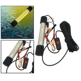Maxbell Aluminum LED Submersible Fishing Light Underwater Lamp Night Fishing Finder Yellow Light