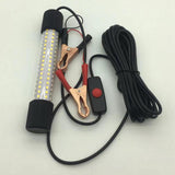 Maxbell Aluminum LED Submersible Fishing Light Underwater Lamp Night Fishing Finder White Light