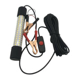 Maxbell Aluminum LED Submersible Fishing Light Underwater Lamp Night Fishing Finder White Light