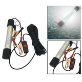Maxbell Aluminum LED Submersible Fishing Light Underwater Lamp Night Fishing Finder White Light