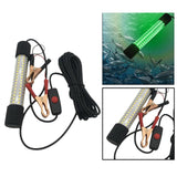 Maxbell Aluminum LED Submersible Fishing Light Underwater Lamp Night Fishing Finder Green Light