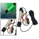 Maxbell Aluminum LED Submersible Fishing Light Underwater Lamp Night Fishing Finder Green Light