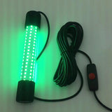 Maxbell Aluminum LED Submersible Fishing Light Underwater Lamp Night Fishing Finder Green Light
