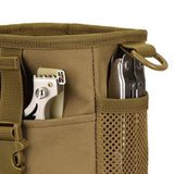 Maxbell Pouch Bag Multifunction Portable Holder Pack Durable for Hiking Sports Brown