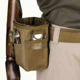 Maxbell Pouch Bag Multifunction Portable Holder Pack Durable for Hiking Sports Brown