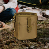 Maxbell Pouch Bag Multifunction Portable Holder Pack Durable for Hiking Sports Brown