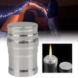 Maxbell Metal Alcohol Burner Lamp Case Burning for Survival Teaching Learning Tools