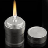 Maxbell Metal Alcohol Burner Lamp Case Burning for Survival Teaching Learning Tools